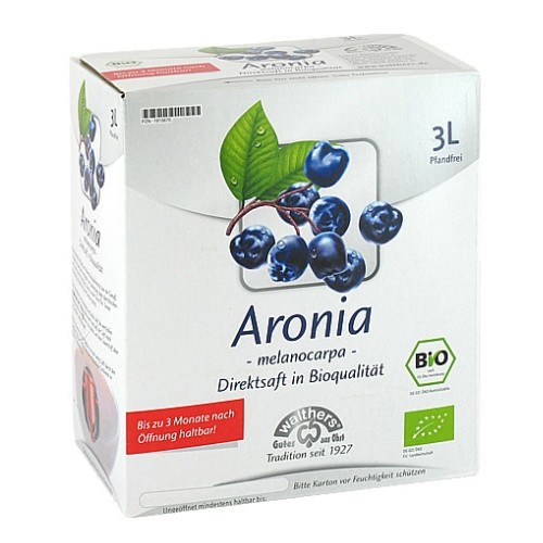 Aronia-Saft Frühling 2024 - Bio-Direktsaft - 3 Liter