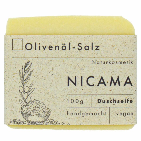 NICAMA Seife Olivenöl-Salz