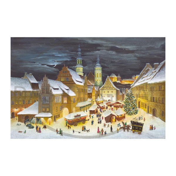 Bilder-Adventskalender - Weihnachten in Pirna - Marktplatz