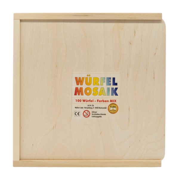 Holzwürfel Mosaik - 100 Würfel