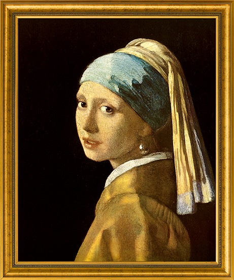 Jan Vermeer van Delft: Bild Das Mädchen mit dem Perlenohrring (1665)
