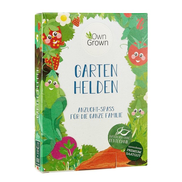 Garten-Helden - Saatgut für Kinder 10er-Set